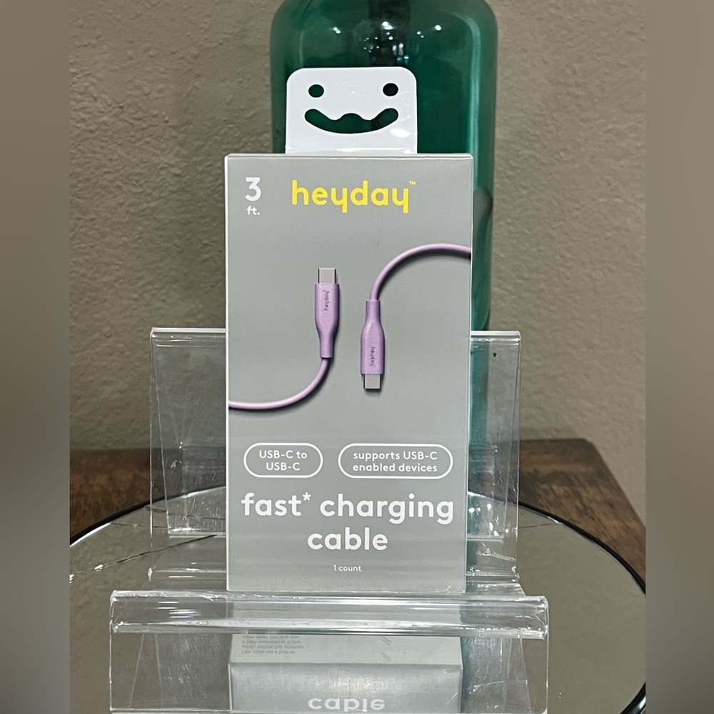 heyday USB-C to USB-C Fast Charging Cable, new!